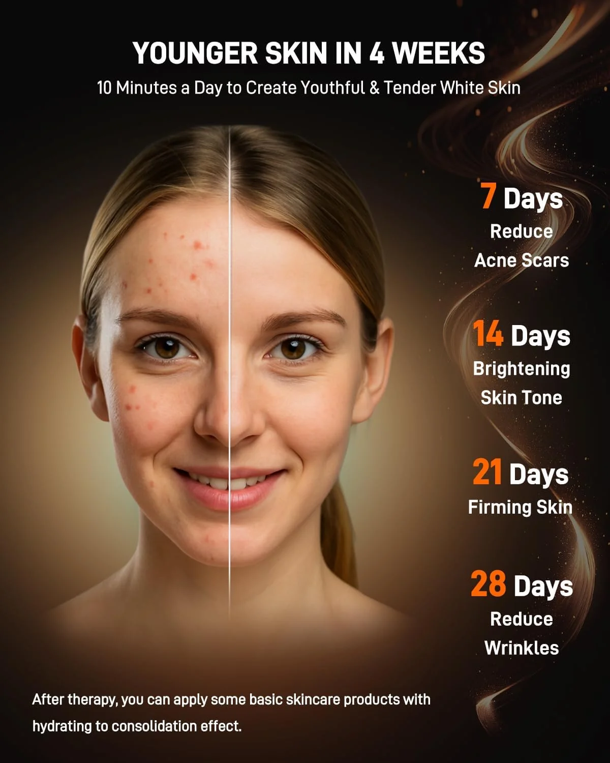 ماسک نور درمانی صورت با نور قرمز، 6 حالت ماسک ال ای دی قابل حمل با کنترل از راه دور، تنظیم زمان، دستگاه سفت کننده پوست با نور نزدیک به مادون قرمز برای مراقبت از پوست در خانه و مسافرت، 400 ال ای دی