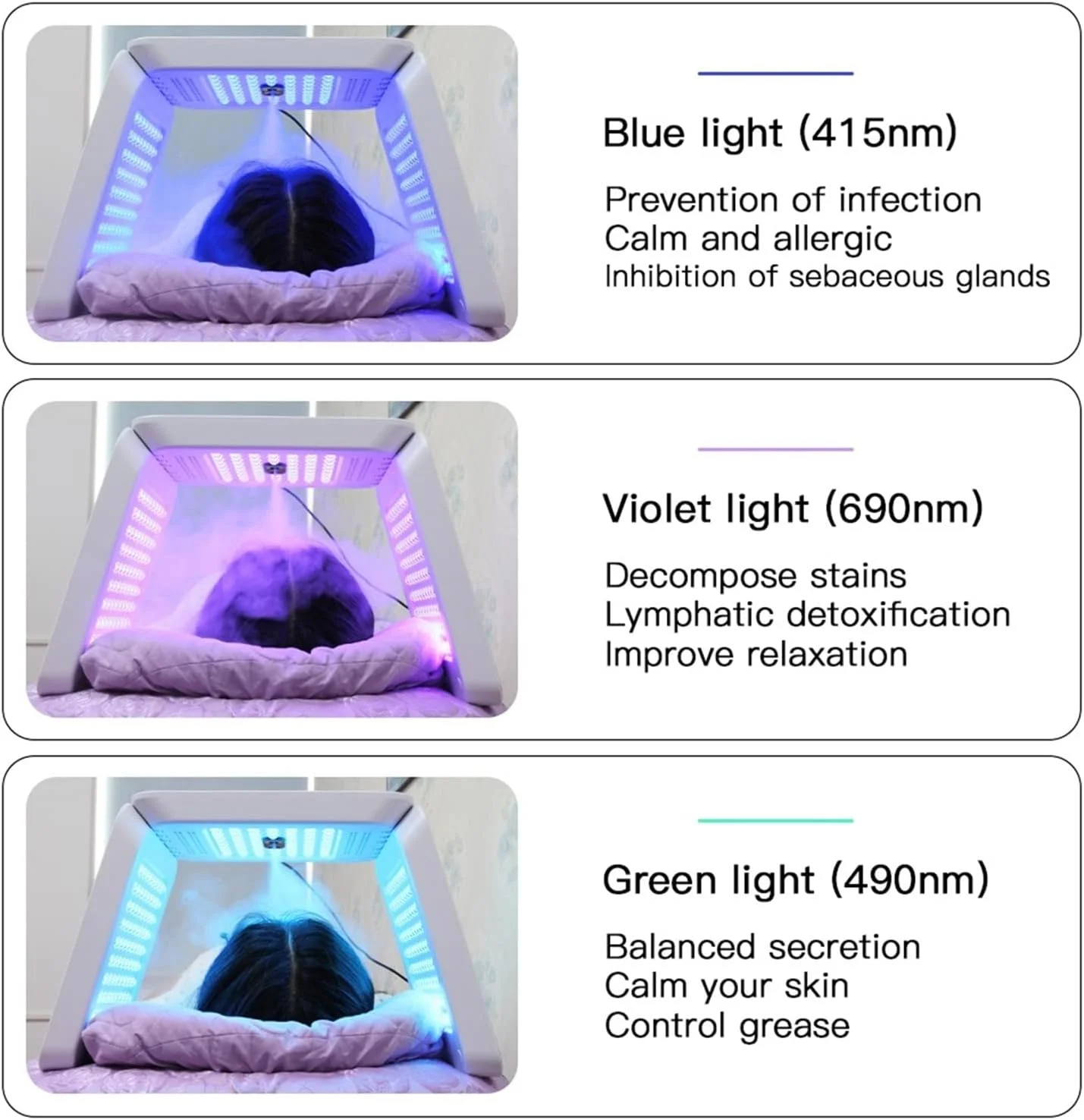 دستگاه جوانسازی پوست با نور LED هفت رنگ PDT، دستگاه زیبایی و مراقبت از پوست صورت با قابلیت اسپری و تاشو، دستگاه فوتوتراپی جوانسازی پوست برای جوانسازی و سلامت پوست دستگاه جوانسازی پوست با نور LED هفت رنگ PDT، دستگاه زیبایی و مراقبت از پوست صورت با قابلیت اسپری و تاشو، دستگاه فوتوتراپی جوانسازی پوست برای جوانسازی و سلامت پوست