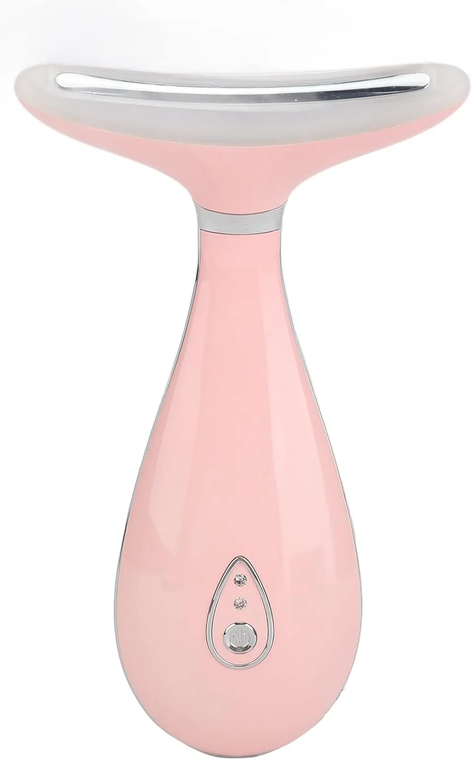 دستگاه زیبایی گردن و صورت با ویبره، دستگاه زیبایی پوست با نور LED رنگی، رفع کننده چروک (صورتی) دستگاه زیبایی گردن و صورت با ویبره، دستگاه زیبایی پوست با نور LED رنگی، رفع کننده چروک (صورتی)