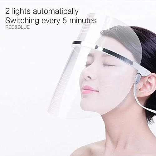 ماسک زیبایی صورت با نور ال ای دی 3 رنگ ماسک زیبایی صورت با نور ال ای دی 3 رنگ