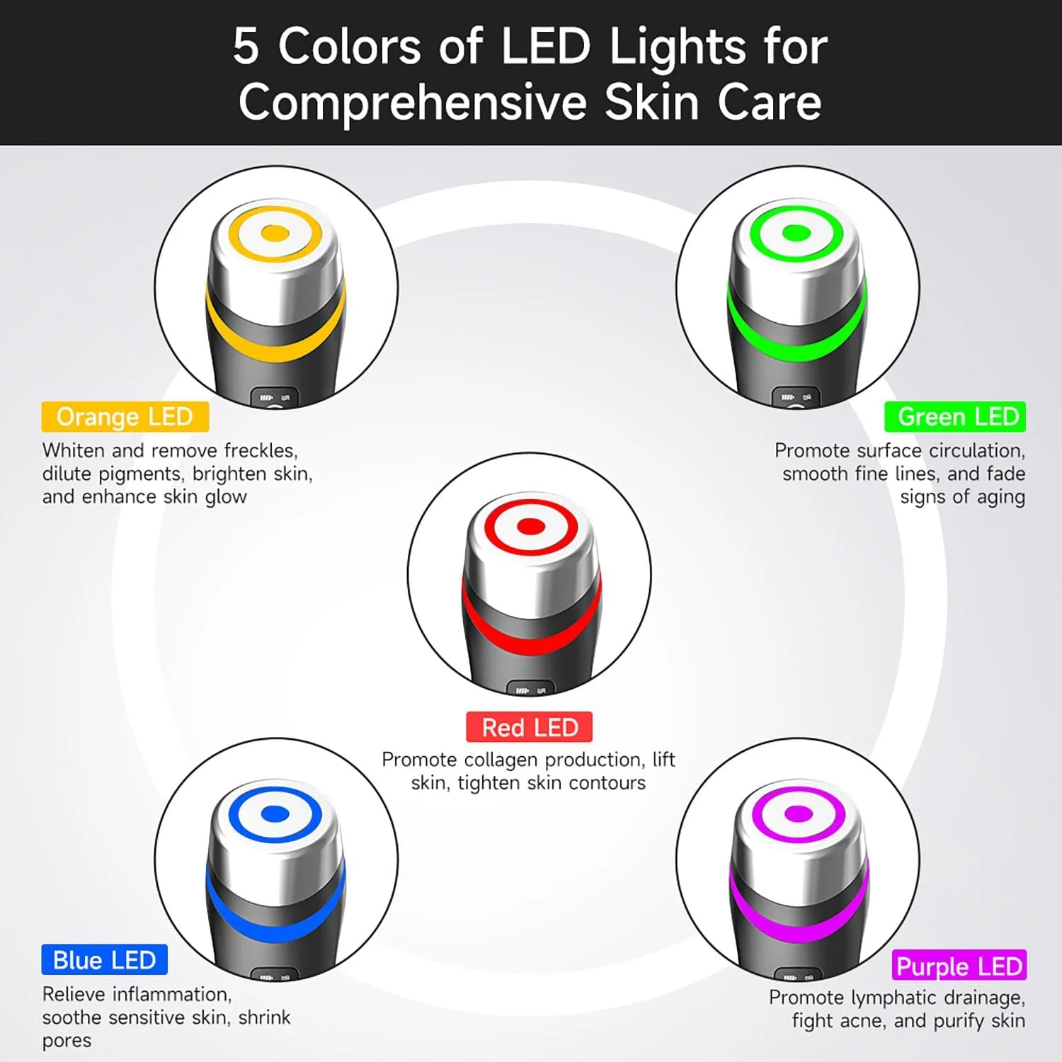 دستگاه زیبایی جوانسازی پوست 6 در 1 با نور الایدی و میکروکارنت - نسخه ارتقا یافته - دستگاه ضد چروک الایدی برای داشتن پوستی شفاف با جذب بیشتر، الاستیسیته و مراقبت از منافذ دستگاه زیبایی جوانسازی پوست 6 در 1 با نور الایدی و میکروکارنت - نسخه ارتقا یافته - دستگاه ضد چروک الایدی برای داشتن پوستی شفاف با جذب بیشتر، الاستیسیته و مراقبت از منافذ