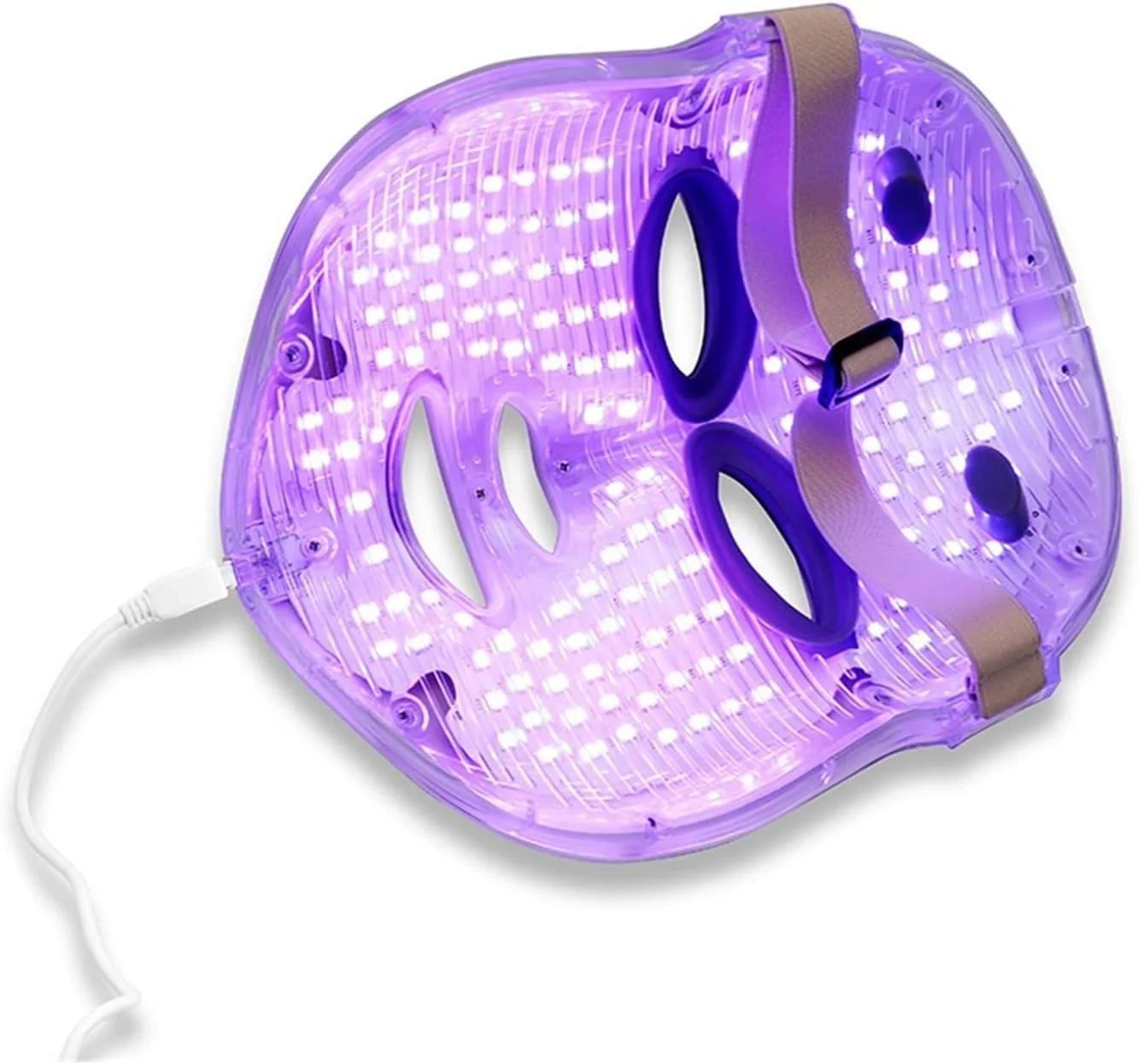 دستگاه زیبایی جوانسازی پوست ماسک صورت ال ای دی، دستگاه جوانسازی پوست با نور فوتون، لیفت و سفت کننده پوست افتاده برای داشتن پوستی درخشان