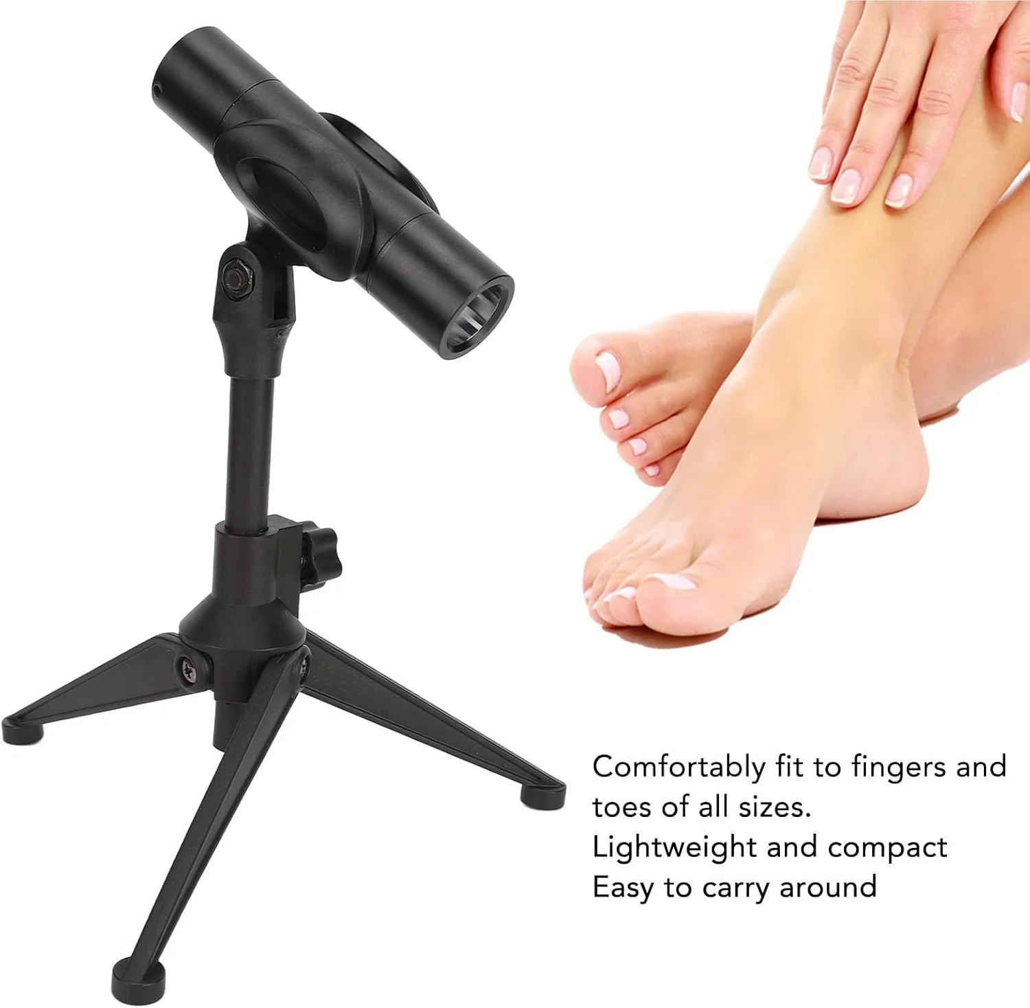 دستگاه LED ناخن، دستگاه برداشتن ناخن بدون درد، قلم ناخن پا برای مراقبت از ناخن پا و ناخن، سفید کننده سبک وزن (مشکی) دستگاه LED ناخن، دستگاه برداشتن ناخن بدون درد، قلم ناخن پا برای مراقبت از ناخن پا و ناخن، سفید کننده سبک وزن (مشکی)