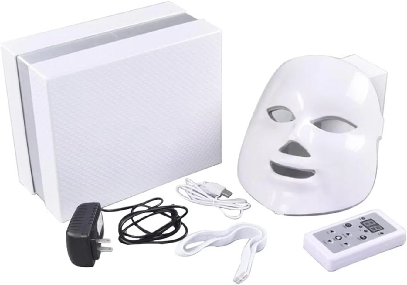 دستگاه زیبایی جوانسازی پوست ماسک صورت ال ای دی، دستگاه جوانسازی پوست با نور فوتون، لیفت و سفت کننده پوست افتاده برای داشتن پوستی درخشان