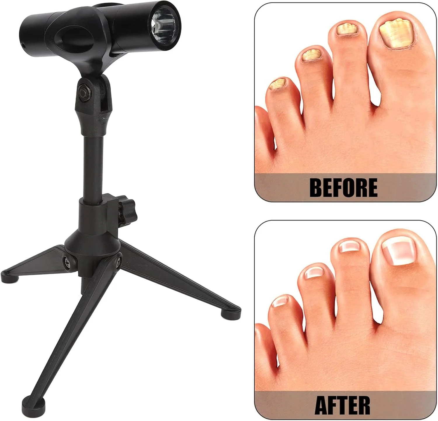 دستگاه LED ناخن، دستگاه برداشتن ناخن بدون درد، قلم ناخن پا برای مراقبت از ناخن پا و ناخن، سفید کننده سبک وزن (مشکی) دستگاه LED ناخن، دستگاه برداشتن ناخن بدون درد، قلم ناخن پا برای مراقبت از ناخن پا و ناخن، سفید کننده سبک وزن (مشکی)