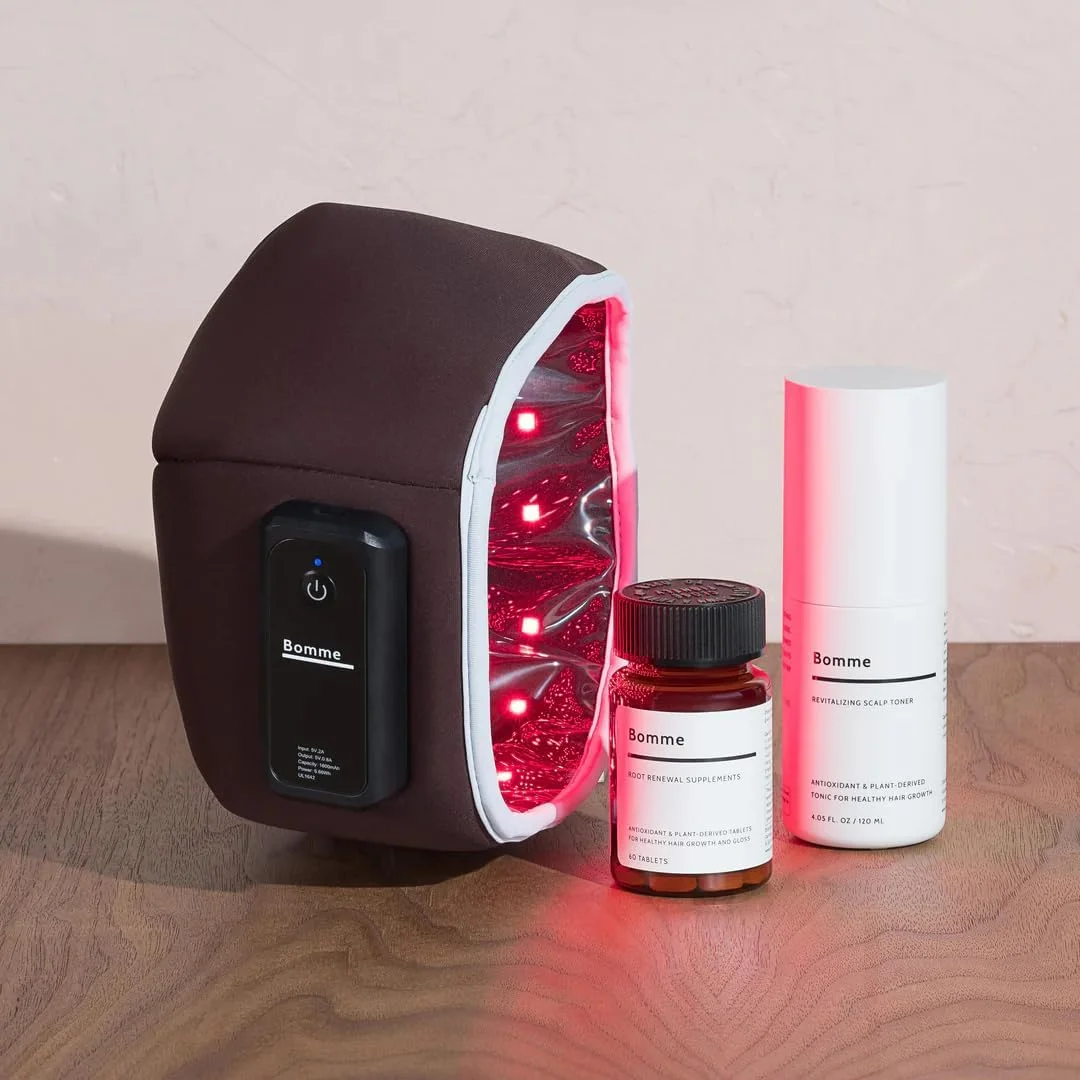 کلاه نور قرمز ال ای دی – دستگاه سلامتی نور 360 ال ای دی پوشیدنی با حالت های نور مادون قرمز و قرمز – استفاده شخصی بدون دست برای راحتی پوست سر و روتین روزانه مراقبت از خود