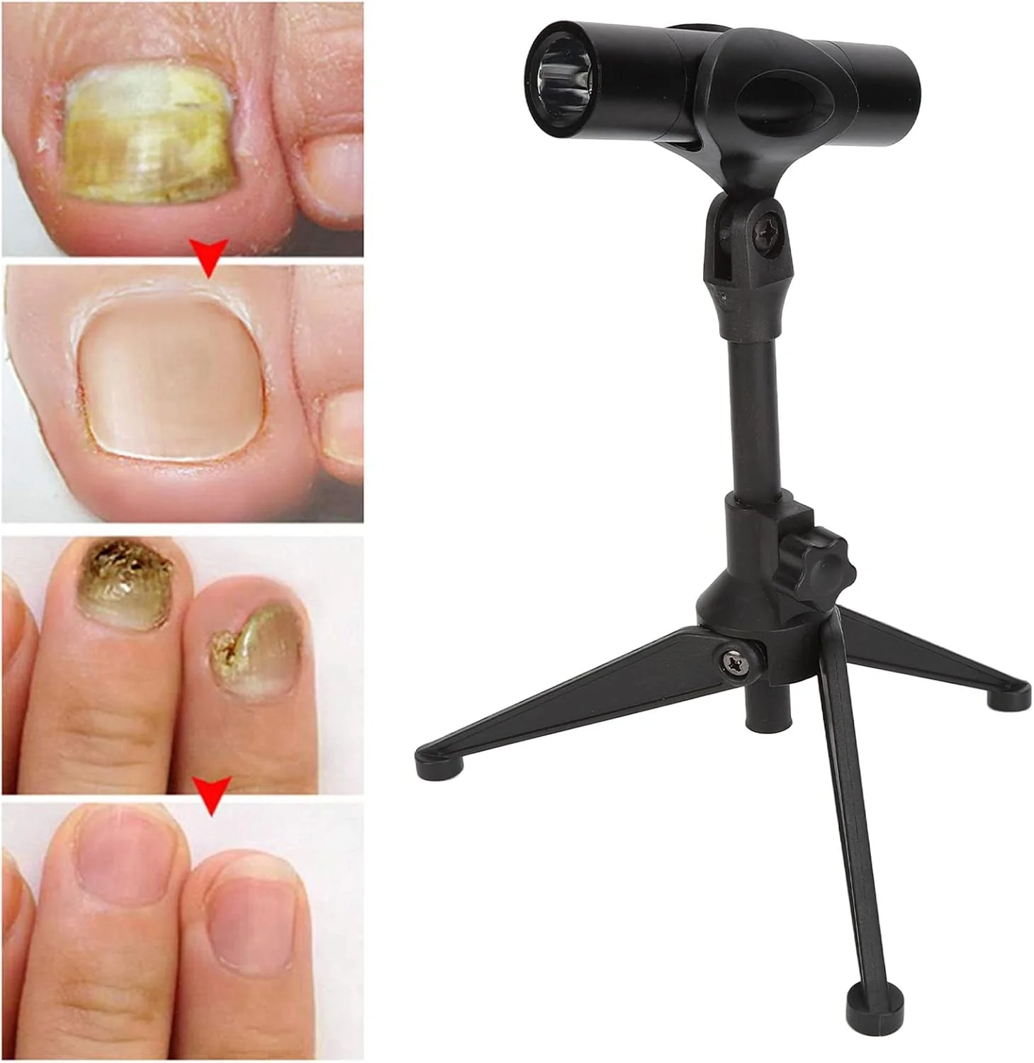 دستگاه LED ناخن، دستگاه برداشتن ناخن بدون درد، قلم ناخن پا برای مراقبت از ناخن پا و ناخن، سفید کننده سبک وزن (مشکی) دستگاه LED ناخن، دستگاه برداشتن ناخن بدون درد، قلم ناخن پا برای مراقبت از ناخن پا و ناخن، سفید کننده سبک وزن (مشکی)