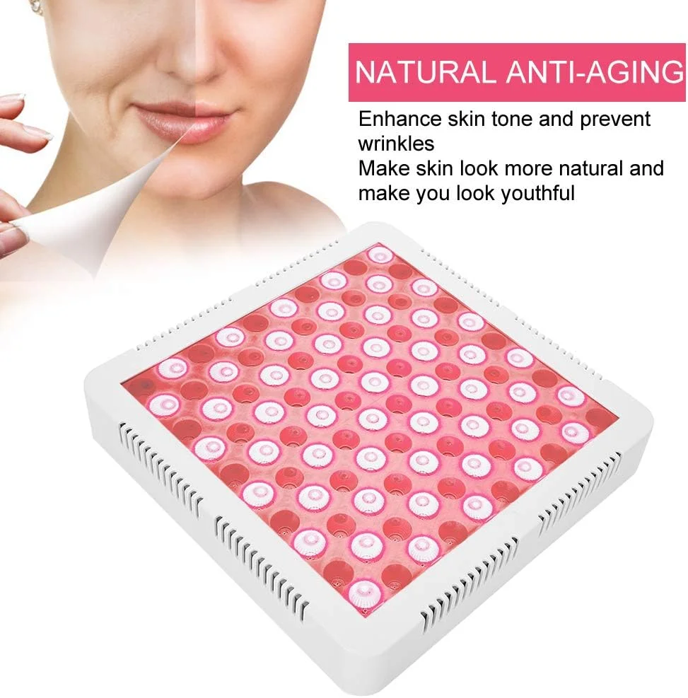 دستگاه نور قرمز 100 واتی کل بدن، دستگاه نور قرمز، ساطع کننده حرارت نور مادون قرمز، پنل نور قرمز LED، 660 نانومتر: 850 نانومتر برای عضلات و رفع تنش (UK)