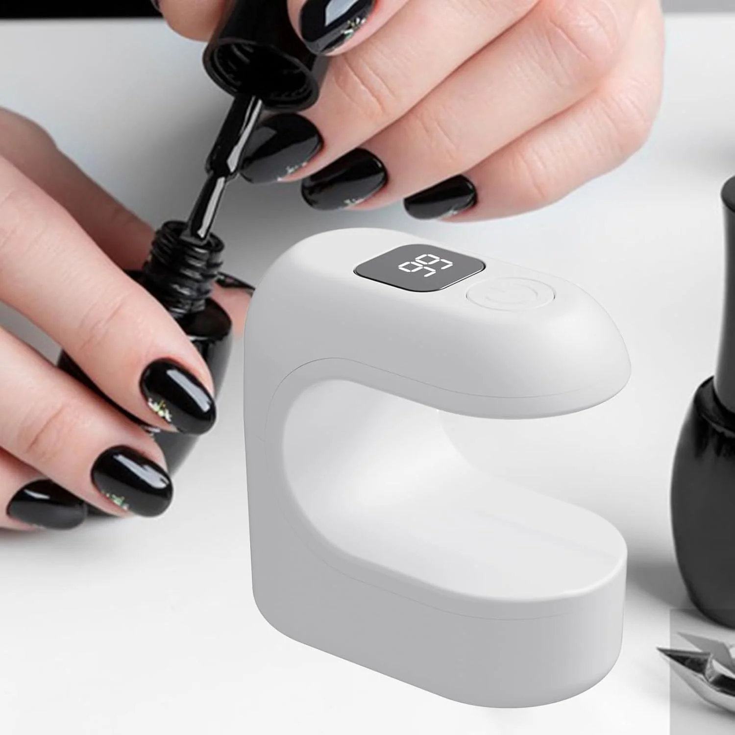 دستگاه خشک کن لاک ژل | ابزار کوچک LED مانیکور، چراغ تک انگشتی برای خشک کردن لاک، مناسب برای بانوان، دختران، افراد حرفه ای، مبتدیان، مسافرت، استفاده در منزل، سالن، تمرین، مهمانی، کلاس های زیبایی و عکاسی دستگاه خشک کن لاک ژل | ابزار کوچک LED مانیکور، چراغ تک انگشتی برای خشک کردن لاک، مناسب برای بانوان، دختران، افراد حرفه ای، مبتدیان، مسافرت، استفاده در منزل، سالن، تمرین، مهمانی، کلاس های زیبایی و عکاسی