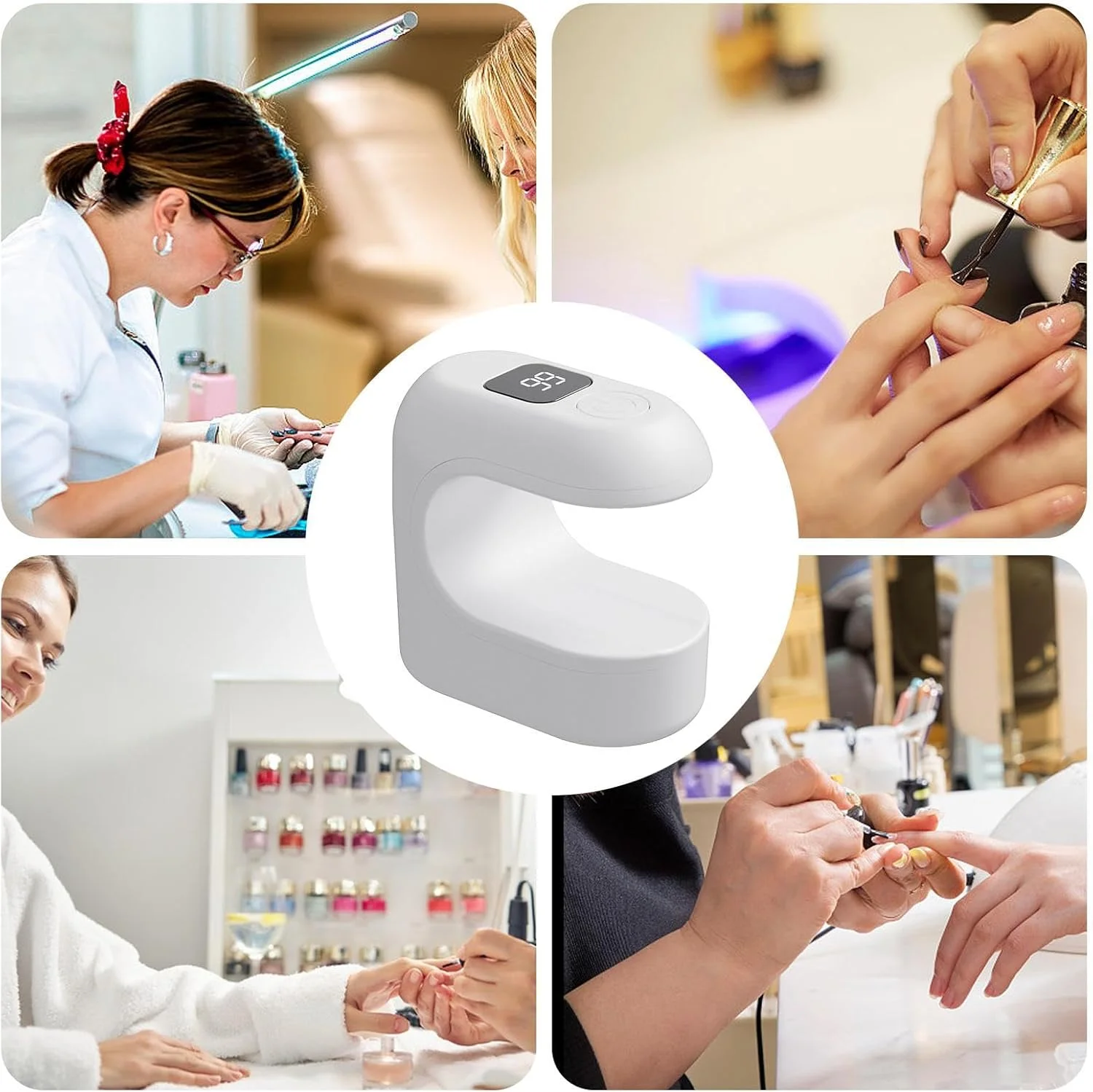 دستگاه خشک کن لاک ژل | ابزار کوچک LED مانیکور، چراغ تک انگشتی برای خشک کردن لاک، مناسب برای بانوان، دختران، افراد حرفه ای، مبتدیان، مسافرت، استفاده در منزل، سالن، تمرین، مهمانی، کلاس های زیبایی و عکاسی دستگاه خشک کن لاک ژل | ابزار کوچک LED مانیکور، چراغ تک انگشتی برای خشک کردن لاک، مناسب برای بانوان، دختران، افراد حرفه ای، مبتدیان، مسافرت، استفاده در منزل، سالن، تمرین، مهمانی، کلاس های زیبایی و عکاسی