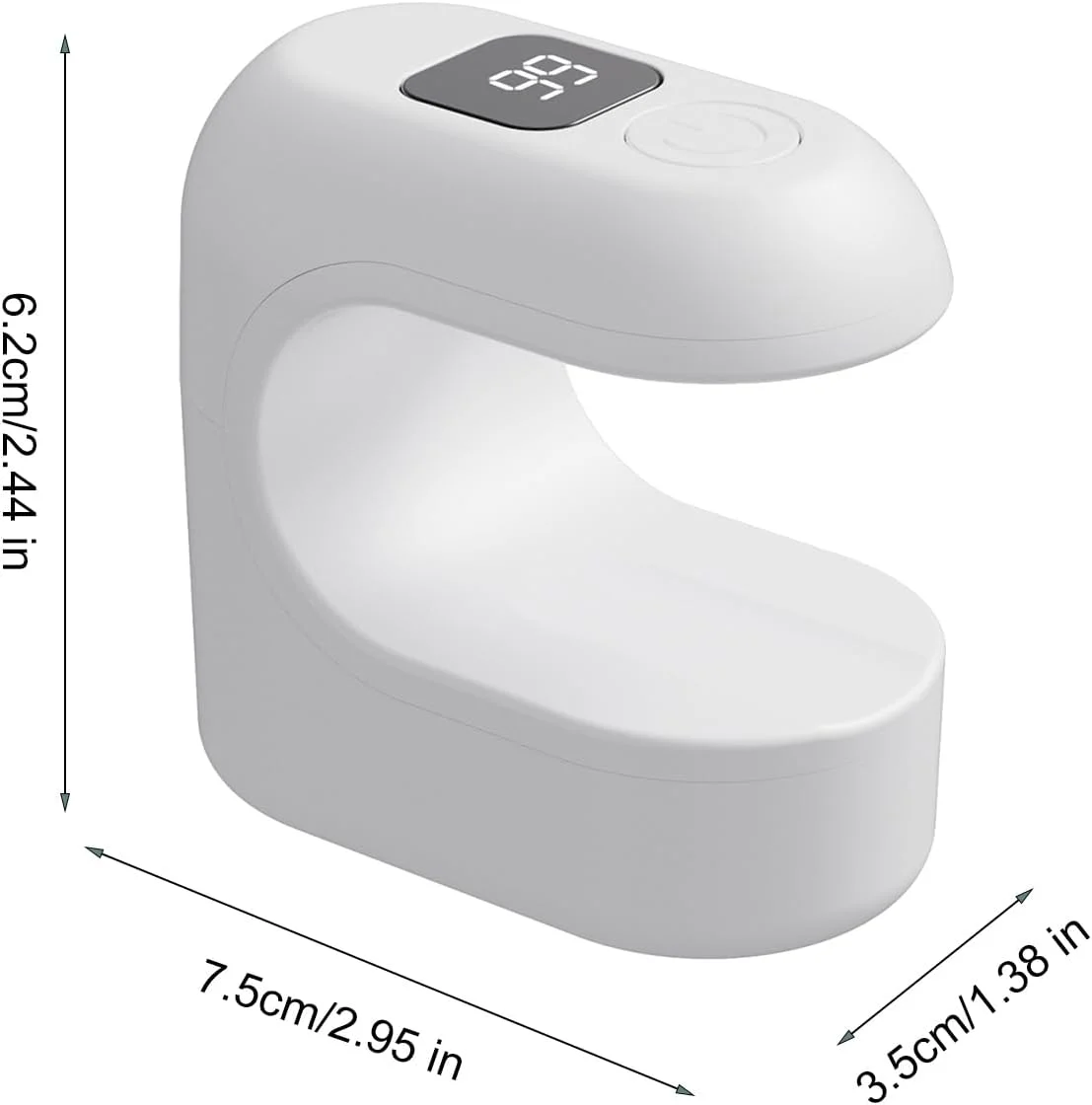 دستگاه خشک کن لاک ژل | ابزار کوچک LED مانیکور، چراغ تک انگشتی برای خشک کردن لاک، مناسب برای بانوان، دختران، افراد حرفه ای، مبتدیان، مسافرت، استفاده در منزل، سالن، تمرین، مهمانی، کلاس های زیبایی و عکاسی دستگاه خشک کن لاک ژل | ابزار کوچک LED مانیکور، چراغ تک انگشتی برای خشک کردن لاک، مناسب برای بانوان، دختران، افراد حرفه ای، مبتدیان، مسافرت، استفاده در منزل، سالن، تمرین، مهمانی، کلاس های زیبایی و عکاسی