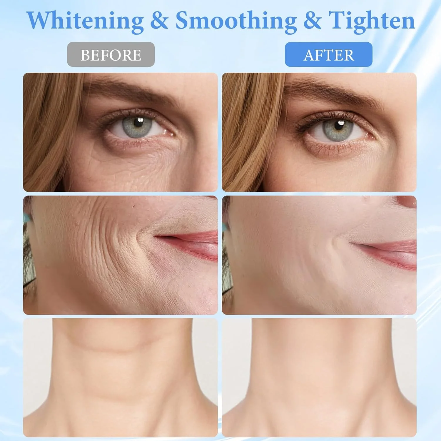 ماساژور صورت ضد چروک EMS با گرمای 5℃/45℃ - لیفت و سفت کننده صورت مدل V برای آقایان و خانم ها | 7 حالت نور LED هفت رنگ برای درمان ضد چروک | درمان صورت برای سفت کردن پوست ماساژور صورت ضد چروک EMS با گرمای 5℃/45℃ - لیفت و سفت کننده صورت مدل V برای آقایان و خانم ها | 7 حالت نور LED هفت رنگ برای درمان ضد چروک | درمان صورت برای سفت کردن پوست