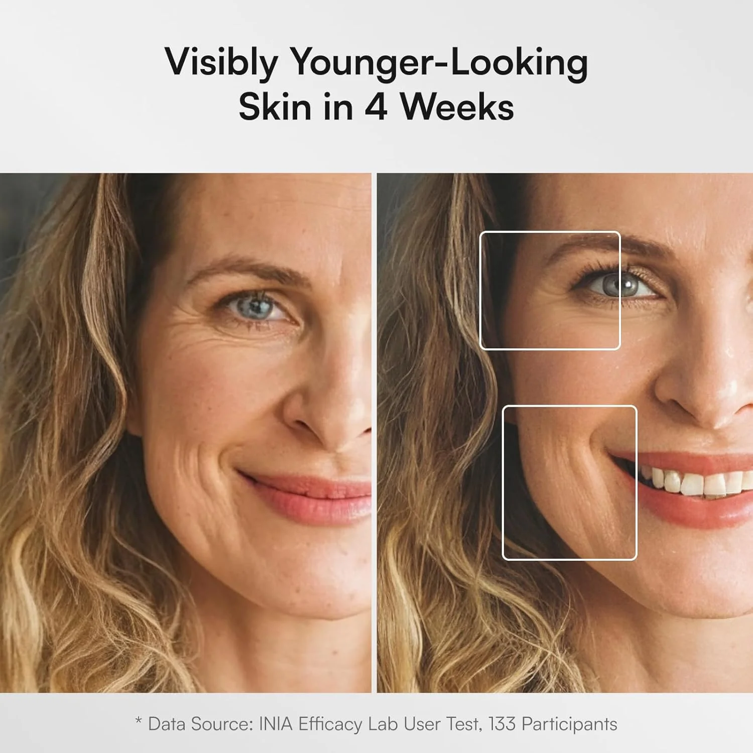 ماسک نور درمانی قرمز INIA برای صورت، ماسک LED بی سیم درمانی با نور قرمز نزدیک به مادون قرمز (NIR)، طراحی ارگونومیک و قابل شارژ برای مراقبت از پوست ضد پیری در خانه و مسافرت (سفید)