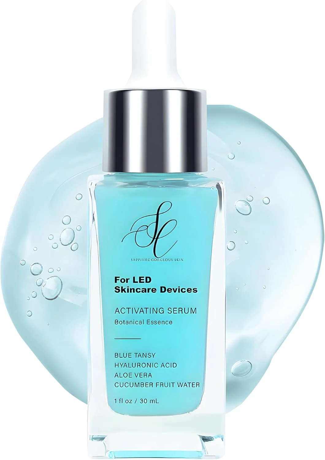 مجموعه تقویت کننده پوست درخشان SC Sapphire، تقویت عملکرد دستگاه های زیبایی LED، ماسک ها و دستگاه های مراقبت از پوست - حاوی تانسی A