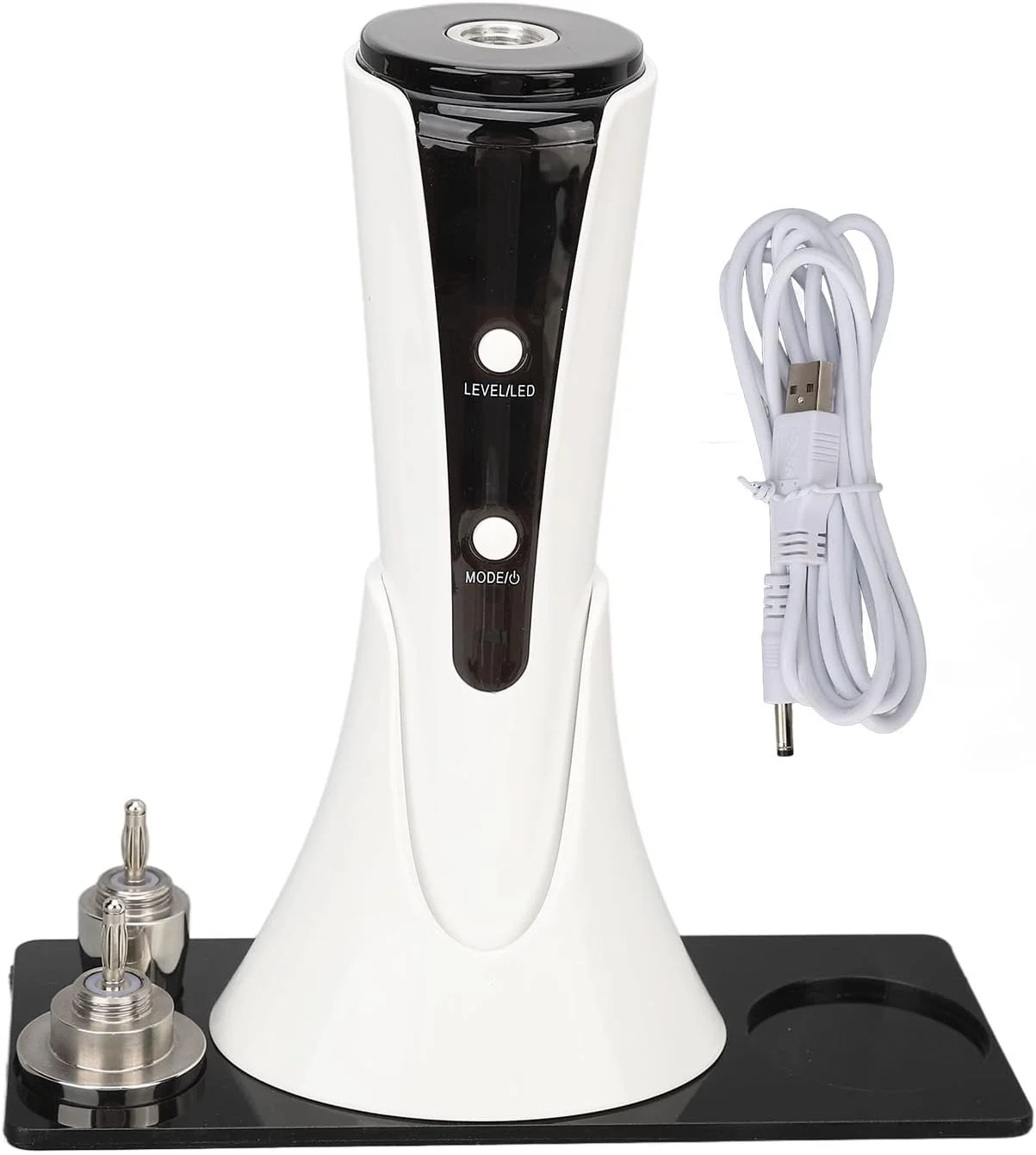 دستگاه زیبایی صورت و چشم RF، دستگاه سفت کننده پوست و کاهش چین و چروک با نور رنگی LED و 5 حالت میکروکارنت