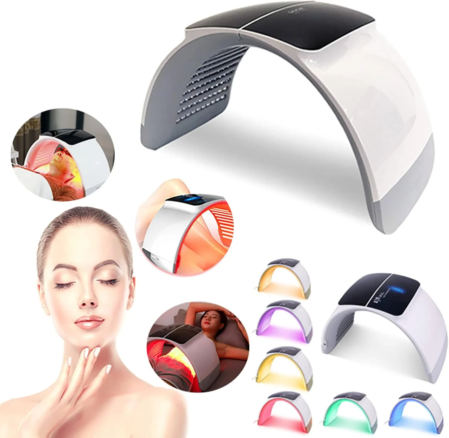 دستگاه نوردرمانی LED PDT، تجهیزات جوانسازی پوست، دستگاه صورت SPA، تجهیزات سالن زیبایی خانگی، ضد پیری، رفع چین و چروک