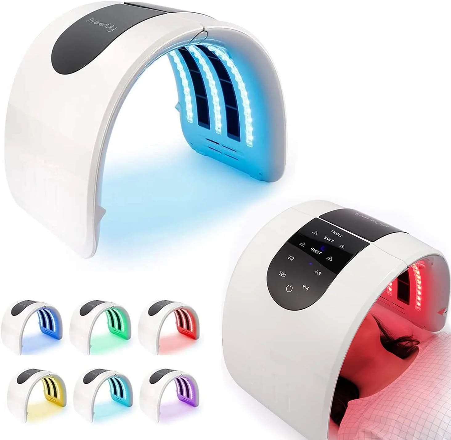 ماسک صورت LED با نور درمانی، ماسک مراقبت از صورت PDT با 7 رنگ، ماسک صورت با نور فوتون برای جوانسازی پوست، دستگاه مراقبت از صورت برای ضد پیری، رفع چین و چروک، سفت کردن پوست