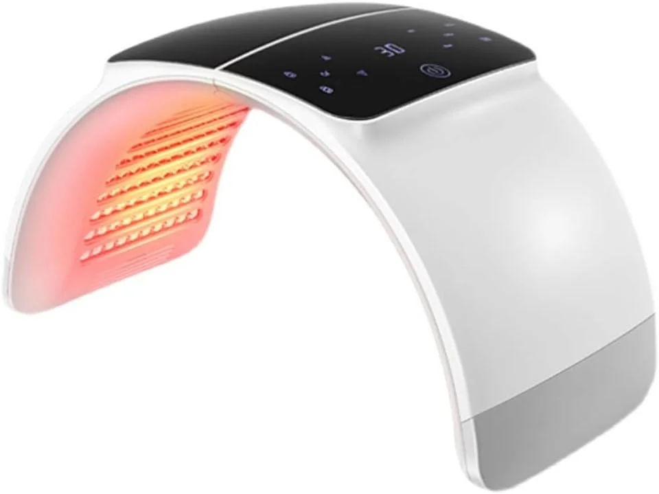 ماسک صورت ال ای دی 7 رنگ، دستگاه زیبایی مراقبت از صورت با نور ال ای دی، برای اسپا صورت و بدن، ضد پیری، جوانسازی، سفت کننده، صاف کننده چین و چروک، روشن کننده پوست، برای استفاده در منزل، دستگاه سالن زیبایی