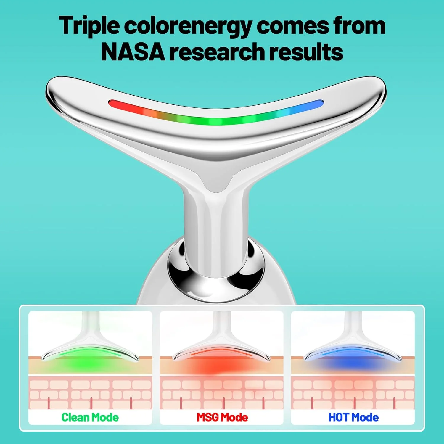 ماساژور سفت کننده پوست و ضد چروک (سفید) ماساژور سفت کننده پوست و ضد چروک (سفید)