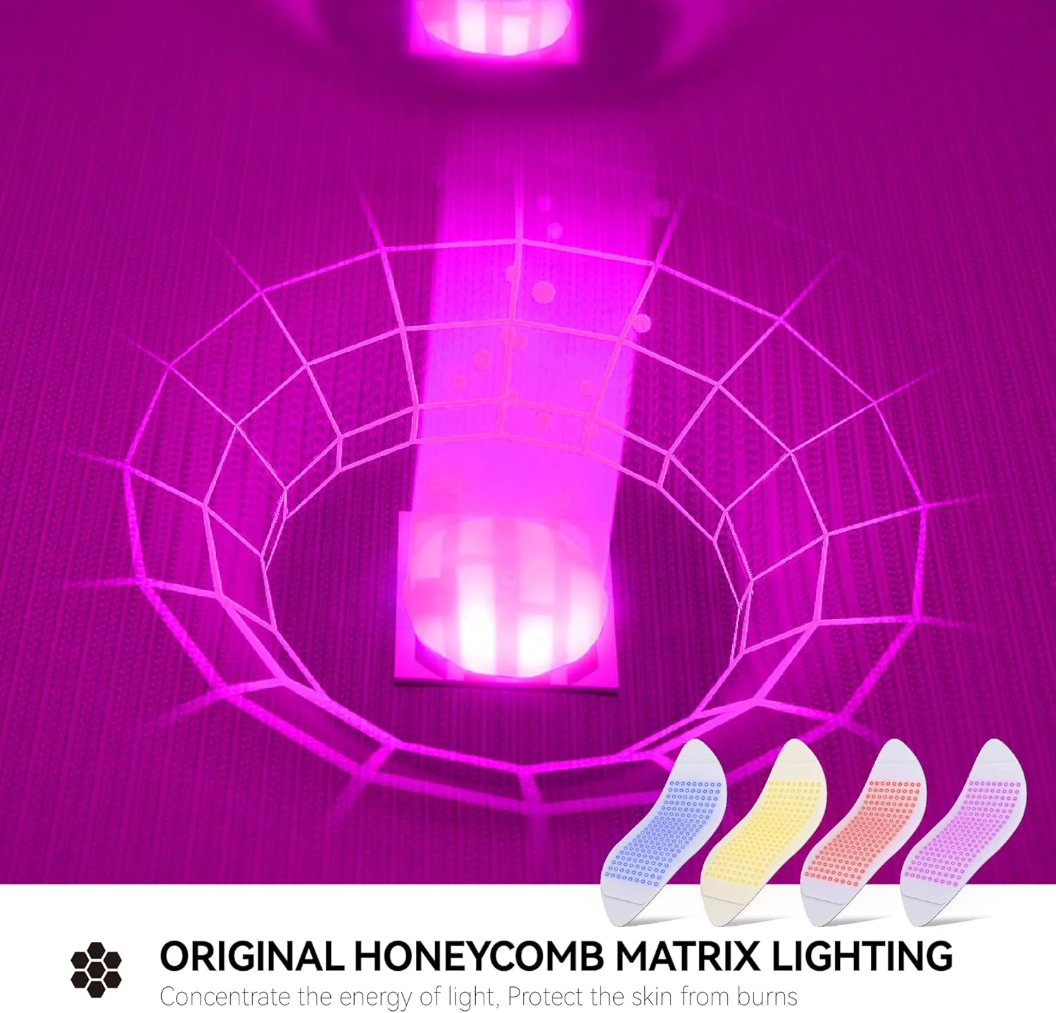 ماسک حرارتی فوتون LED با 4 نور LED برای صورت و بدن، 720 منبع نور، دستگاه جوانسازی پوست با مادون قرمز نزدیک 850 نانومتر