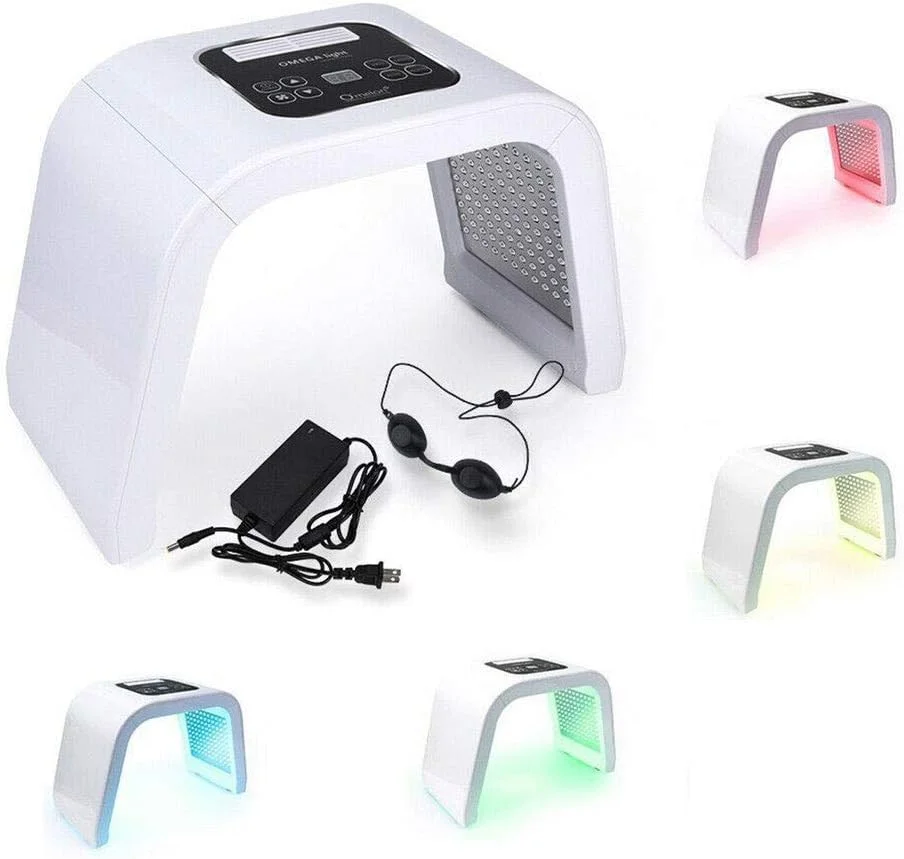 دستگاه نوردرمانی LED صورت، مراقبت از پوست، 4 رنگ / 7 رنگ / 10 رنگ، 4 رنگ