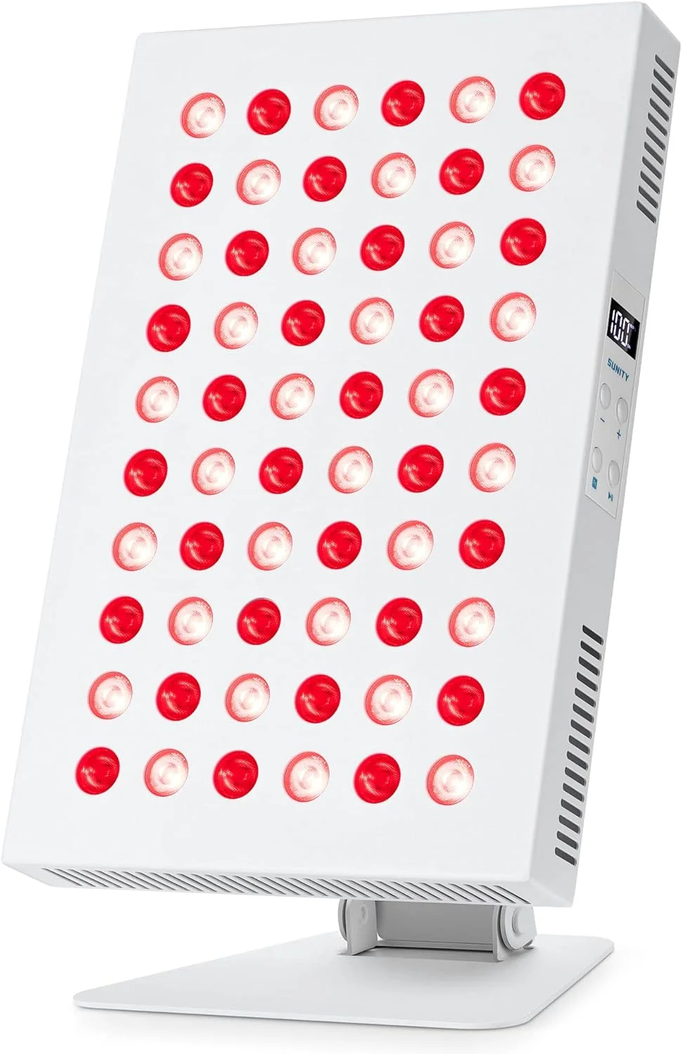 دستگاه نوردرمانی LED قرمز Sunity برای بدن و صورت، با ترکیب نور LED 660 نانومتر و مادون قرمز نزدیک 850 نانومتر برای جوانسازی پوست و تسکین درد عضلات و مفاصل دستگاه نوردرمانی LED قرمز Sunity برای بدن و صورت، با ترکیب نور LED 660 نانومتر و مادون قرمز نزدیک 850 نانومتر برای جوانسازی پوست و تسکین درد عضلات و مفاصل