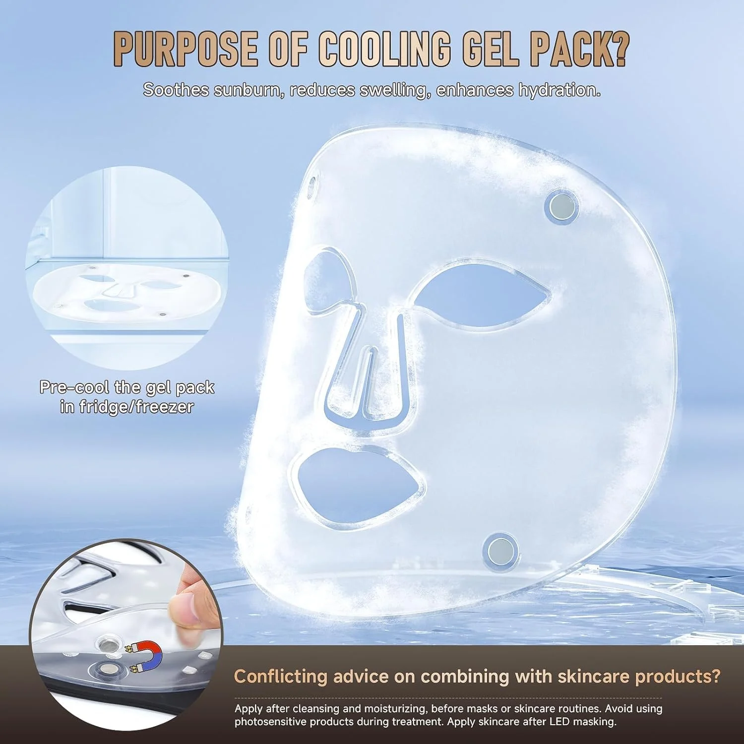 ماسک صورت LED با نور قرمز، ماسک LED برای صورت، ماسک LED با نور درمانی در 8 رنگ برای درمان آکنه با دستگاه مراقبت از نور مادون قرمز نزدیک 850 نانومتر و زیبا برای انواع پوست ماسک صورت LED با نور قرمز، ماسک LED برای صورت، ماسک LED با نور درمانی در 8 رنگ برای درمان آکنه با دستگاه مراقبت از نور مادون قرمز نزدیک 850 نانومتر و زیبا برای انواع پوست