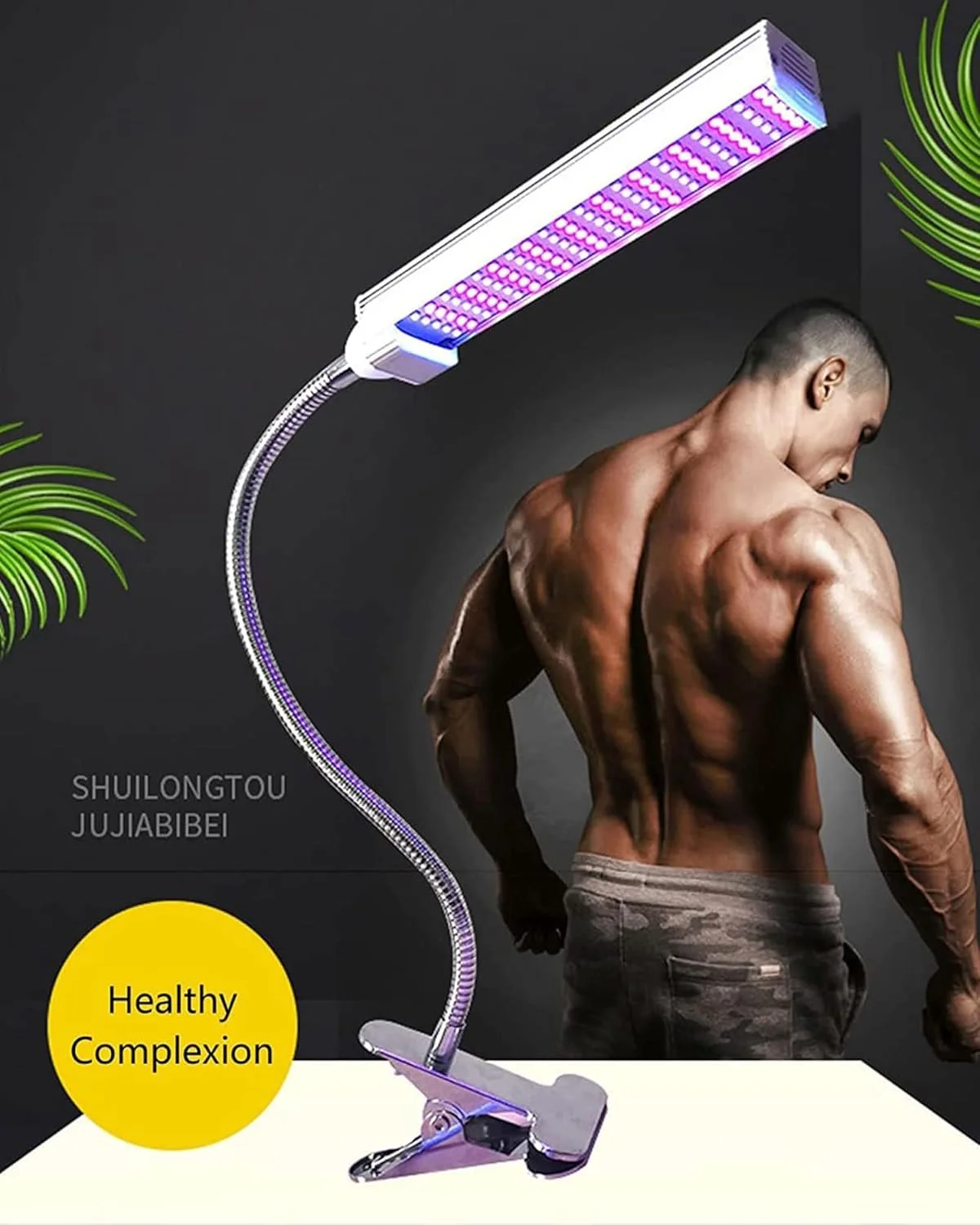 چراغ برنزه کننده، چراغ های LED UV برنزه کننده 15 وات 365 نانومتر دستگاه آفتاب گرفتن با پایه گیره ای، چراغ برنزه کننده UVA قابل تنظیم 360 درجه با تایمر، ناحیه تابش 60 * 30 سانتی متر، برای صورت و بدن چراغ برنزه کننده، چراغ های LED UV برنزه کننده 15 وات 365 نانومتر دستگاه آفتاب گرفتن با پایه گیره ای، چراغ برنزه کننده UVA قابل تنظیم 360 درجه با تایمر، ناحیه تابش 60 * 30 سانتی متر، برای صورت و بدن