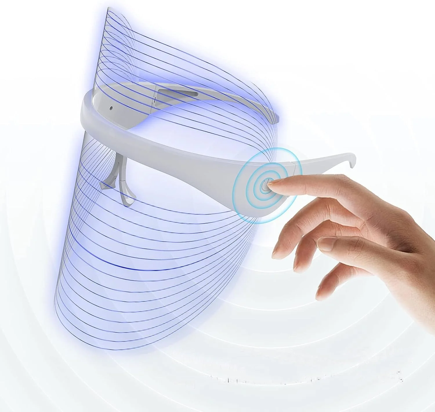 ماسک صورت LED اکسفور، دستگاه زیبایی فوتونی صورت با نور 3 رنگ برای جوانسازی صورت و ضد پیری