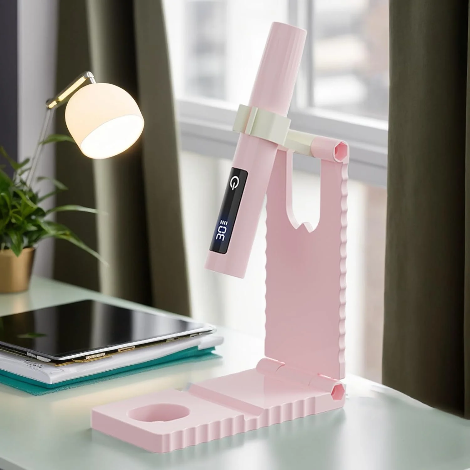 چراغ UV کوچک برای ناخن های ژلی | خشک کن لاک ژل با شارژ USB | چراغ ناخن با صفحه نمایش LCD و 2 حالت زمان بندی برای کمپینگ، هواپیما، سفر جاده ای، میز، سالن، استودیو، خانه، دختران چراغ UV کوچک برای ناخن های ژلی | خشک کن لاک ژل با شارژ USB | چراغ ناخن با صفحه نمایش LCD و 2 حالت زمان بندی برای کمپینگ، هواپیما، سفر جاده ای، میز، سالن، استودیو، خانه، دختران