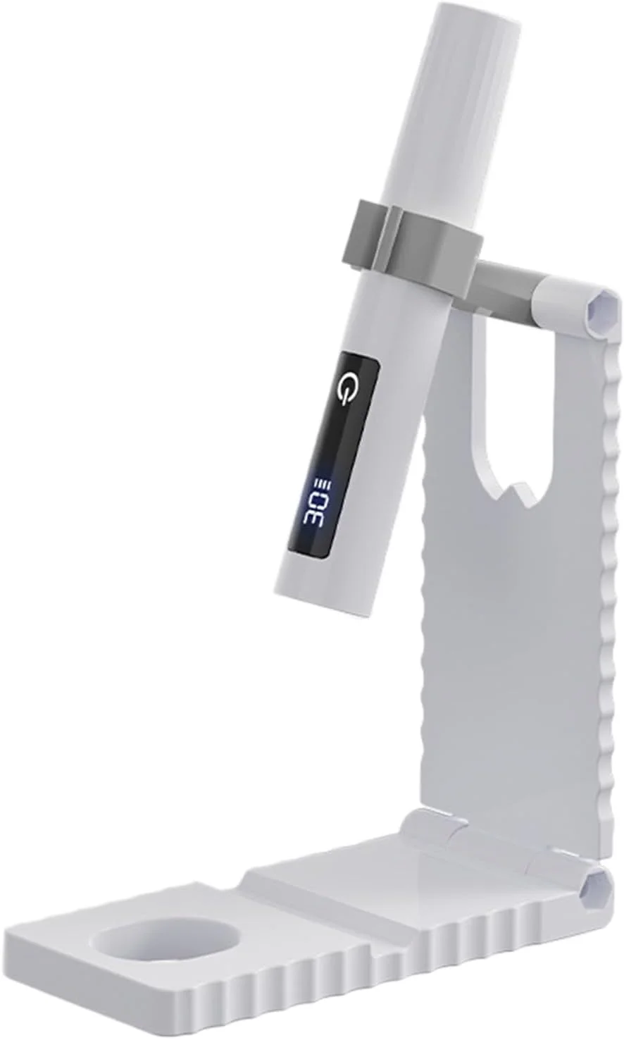 چراغ UV کوچک برای ناخن - ابزار خشک کننده ناخن با شارژ USB | چراغ ناخن قابل حمل با صفحه نمایش LCD با 2 حالت زمان بندی برای مانیکور، پدیکور، منزل، سالن و مسافرت