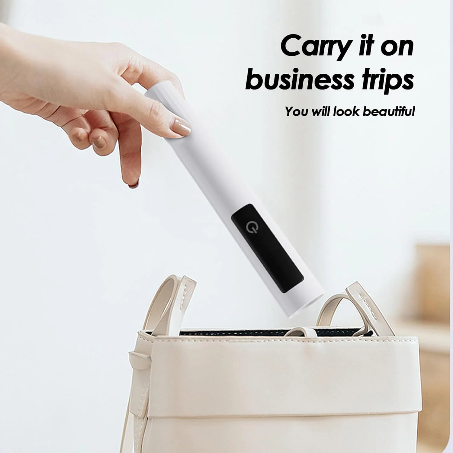 چراغ UV ناخن مینی، چراغ ناخن انگشتی قابل شارژ USB | چراغ ناخن صفحه نمایش LCD با 2 حالت زمان بندی برای کمپینگ، هواپیما، سفر جاده ای، میز، سالن، استودیو، خانه، دختران