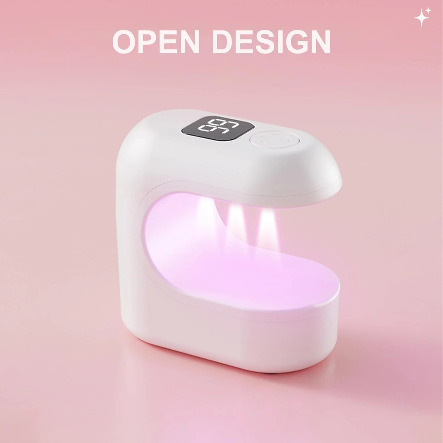 دستگاه خشک کن لاک ژل ناخن، ابزار کوچک LED مانیکور - خشک کننده سریع لاک ژل | برای زنان، دختران، متخصصان، مبتدیان، مسافرت، استفاده در خانه، سالن، تمرین، مهمانی، کلاس زیبایی و عکاسی دستگاه خشک کن لاک ژل ناخن، ابزار کوچک LED مانیکور - خشک کننده سریع لاک ژل | برای زنان، دختران، متخصصان، مبتدیان، مسافرت، استفاده در خانه، سالن، تمرین، مهمانی، کلاس زیبایی و عکاسی