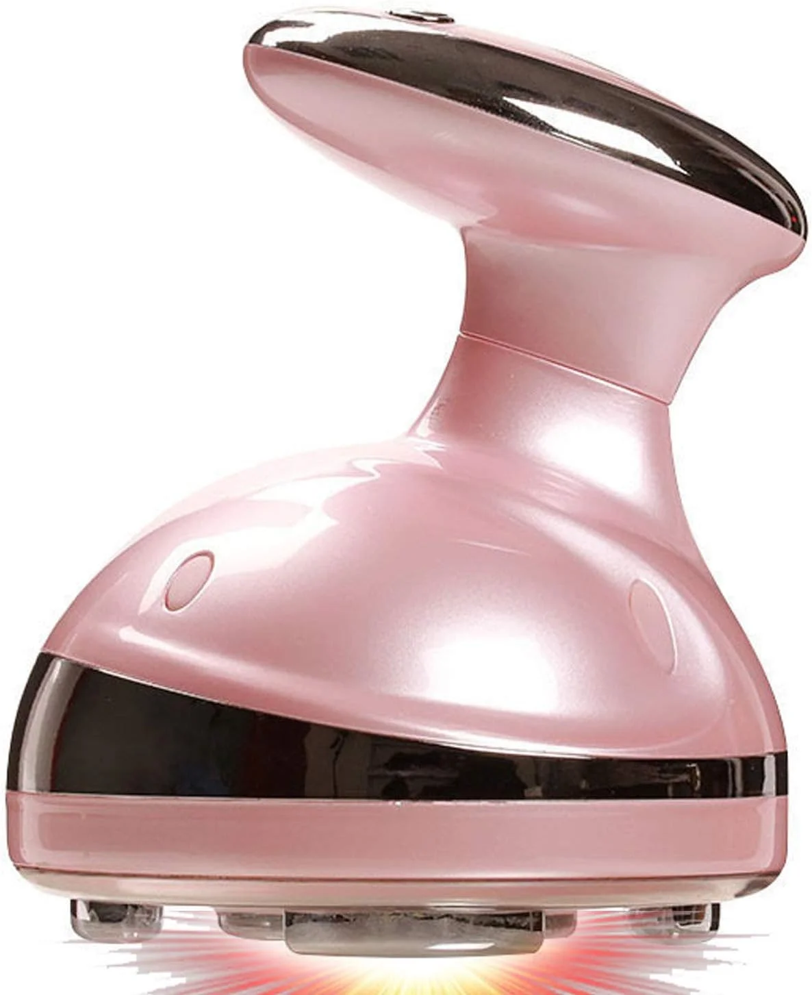 دستگاه کاویتیشن 4 در 1 اولتراسونیک RF LED با ویبره گرم، دستگاه حذف چربی و سلولیت با LCD هوشمند، سفت کننده پوست، لیفتینگ، جوانسازی، فرم دهنده بدن، دستگاه زیبایی برای کمر، ران، بازو و پا، صورتی