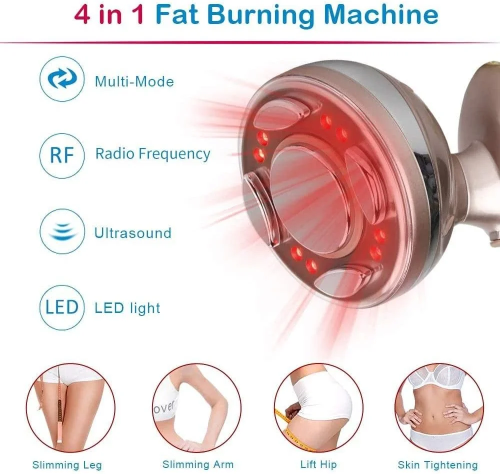 دستگاه کاویتیشن 4 در 1 اولتراسونیک RF LED با ویبره گرم، دستگاه حذف چربی و سلولیت با LCD هوشمند، سفت کننده پوست، لیفتینگ، جوانسازی، فرم دهنده بدن، دستگاه زیبایی برای کمر، ران، بازو و پا، صورتی دستگاه کاویتیشن 4 در 1 اولتراسونیک RF LED با ویبره گرم، دستگاه حذف چربی و سلولیت با LCD هوشمند، سفت کننده پوست، لیفتینگ، جوانسازی، فرم دهنده بدن، دستگاه زیبایی برای کمر، ران، بازو و پا، صورتی