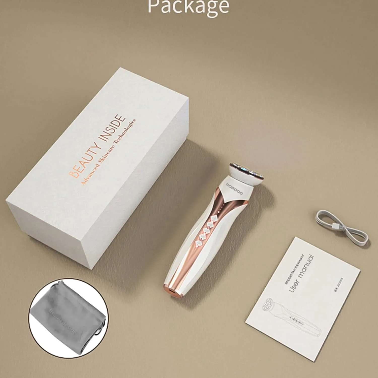 دستگاه لایت تراپی لایف استایل پرودو، ماساژور صورت، تحریک الکتریکی عضلات، ماساژ ویبره، RF، نور LED، باتری 1450 میلی آمپر ساعتی، 8.5 وات، مراقبت از پوست - سفید دستگاه لایت تراپی لایف استایل پرودو، ماساژور صورت، تحریک الکتریکی عضلات، ماساژ ویبره، RF، نور LED، باتری 1450 میلی آمپر ساعتی، 8.5 وات، مراقبت از پوست - سفید