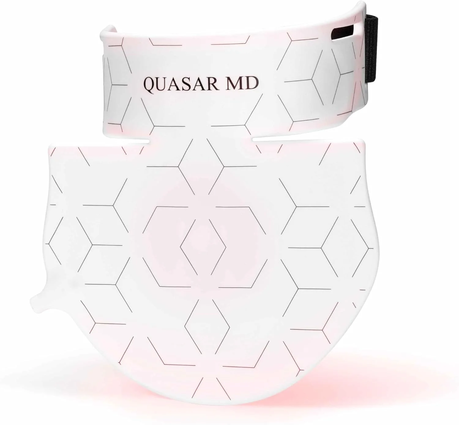 دستگاه زیبایی سفت کننده گردن و ناحیه دکلته - دستگاه LED با نور درمانی برای بهبود رنگ و بافت پوست، انتشار دوگانه طول موج 630 نانومتر و 830 نانومتر، سیلیکون مایع