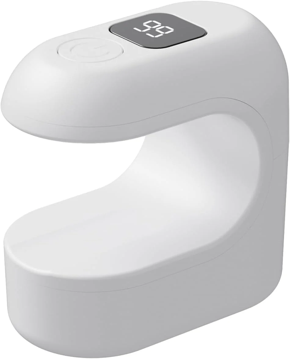 چراغ UV برای ناخن های ژلی | ابزار کوچک LED مانیکور، خشک کن ناخن با نور UV با منبع تغذیه USB - برای زنان، دختران، متخصصان، مبتدیان، مسافرت، تمرین خانگی در سالن، مهمانی، کلاس زیبایی، عکاسی