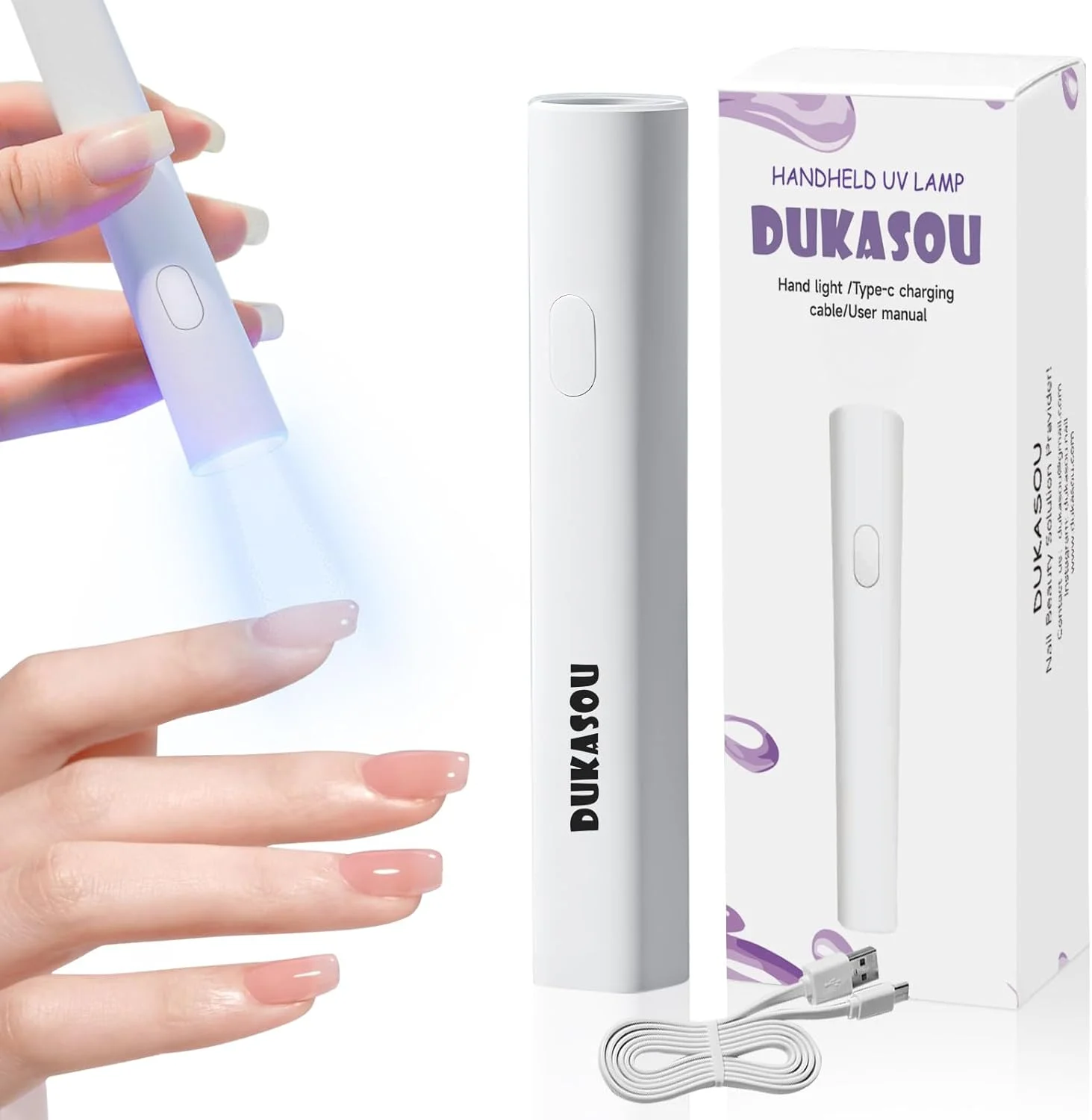 چراغ UV دستی برای ناخن های ژلی، چراغ ناخن UV برای لاک ژل، چراغ ناخن LED مینی قابل حمل، خشک کن ناخن USB قابل شارژ بی سیم برای خشک کردن سریع ناخن های مانیکور خانگی چراغ UV دستی برای ناخن های ژلی، چراغ ناخن UV برای لاک ژل، چراغ ناخن LED مینی قابل حمل، خشک کن ناخن USB قابل شارژ بی سیم برای خشک کردن سریع ناخن های مانیکور خانگی