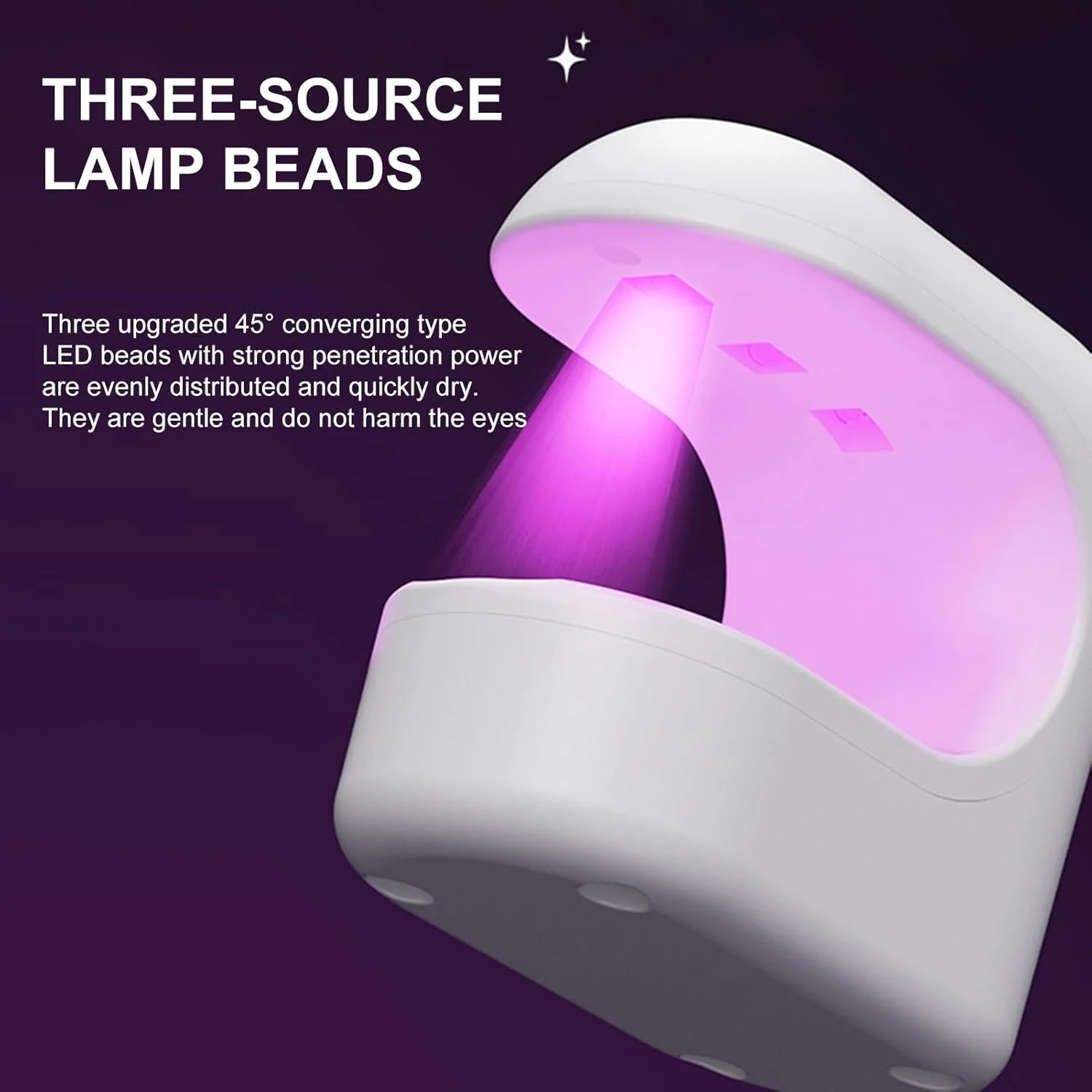 دستگاه خشک کن لاک ناخن UV | خشک کن LED با 4 تایمر - خشک کردن سریع لاک ژل، مناسب برای خانم ها، دختران، افراد حرفه ای، مبتدیان، مسافرت، استفاده در منزل، سالن، تمرین، مهمانی، کلاس های زیبایی و عکاسی دستگاه خشک کن لاک ناخن UV | خشک کن LED با 4 تایمر - خشک کردن سریع لاک ژل، مناسب برای خانم ها، دختران، افراد حرفه ای، مبتدیان، مسافرت، استفاده در منزل، سالن، تمرین، مهمانی، کلاس های زیبایی و عکاسی