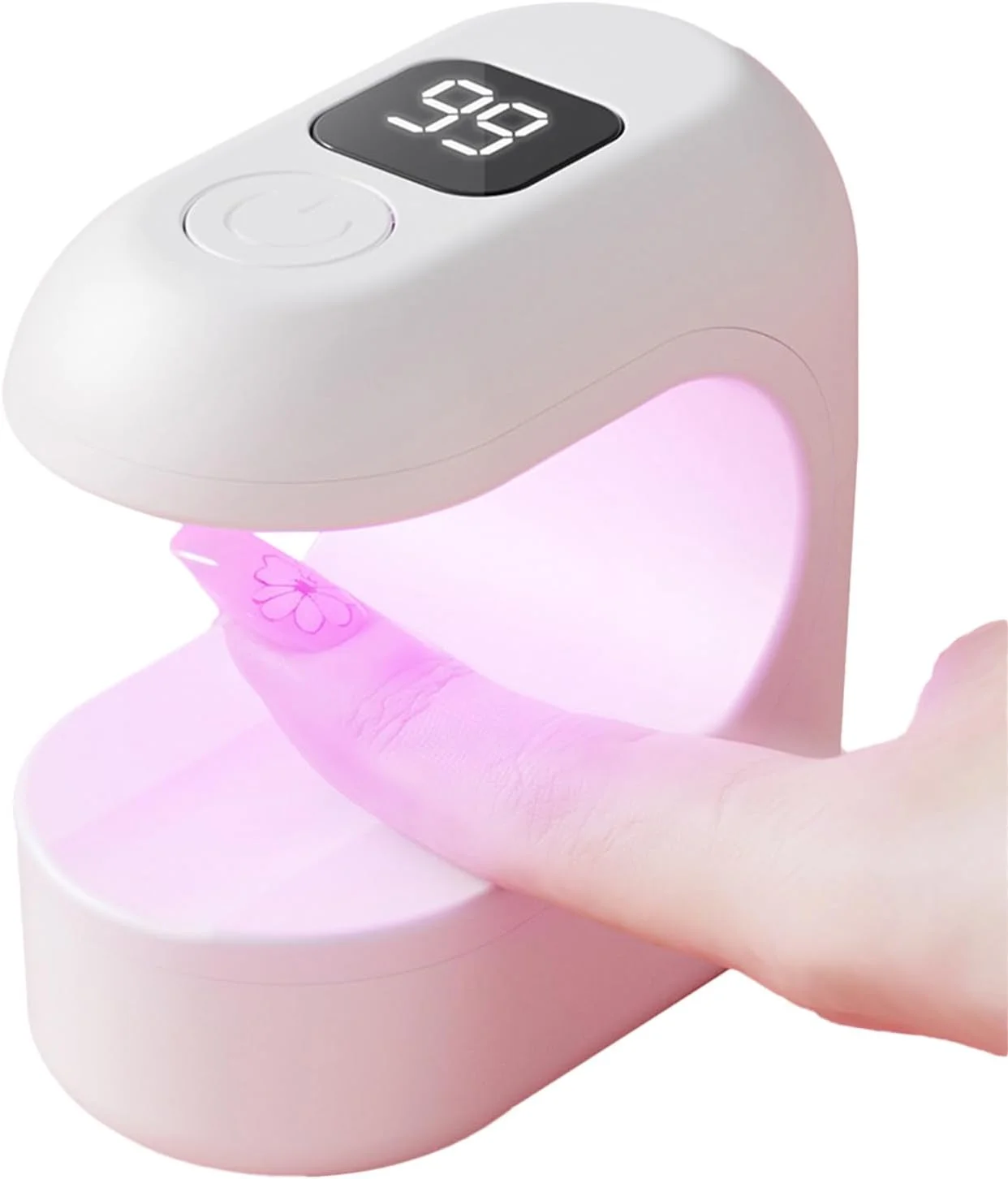 دستگاه خشک کن لاک ناخن LED، ابزار سریع خشک کننده مانیکور، چراغ UV با منبع تغذیه USB | برای زنان، دختران، افراد حرفه ای، مبتدیان، مسافرت، تمرین در خانه، سالن، مهمانی، کلاس زیبایی، عکاسی