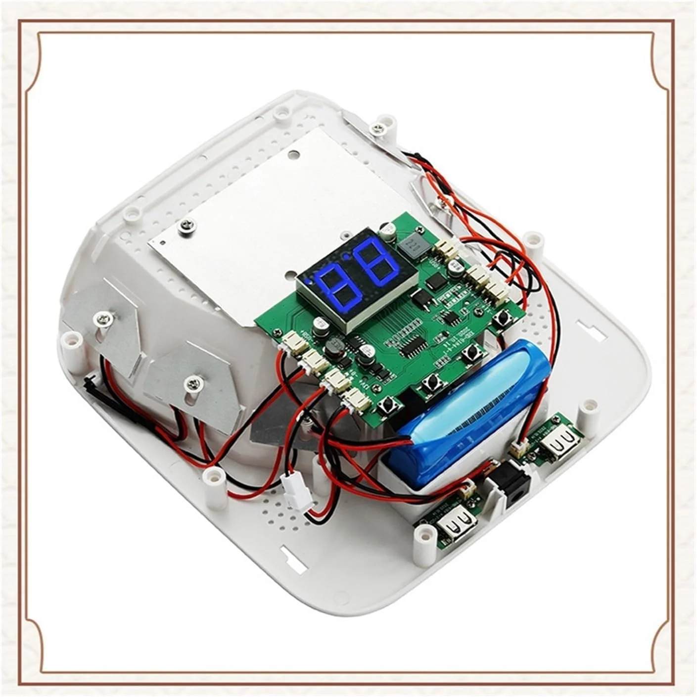 دستگاه خشک کن لاک ناخن LED UV با توان 88 وات، قابل شارژ، مناسب لاک ژل، دستگاه خشک کن قابل حمل، دستگاه مانیکور LED، دستگاه UV بدون سیم