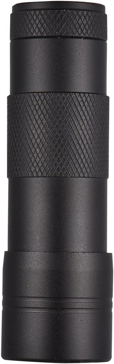 چراغ قوه کوچک UV برای خشک کردن ژل، چراغ قوه دستی UV با 12 LED و طول موج 395 نانومتر، چراغ قوه کوچک برای ماسک صورت