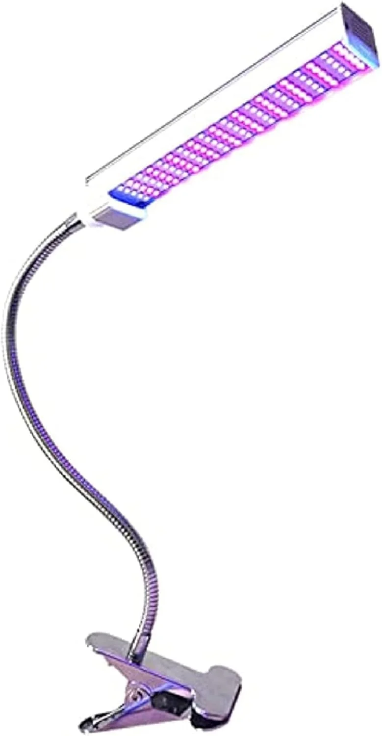 لامپ برنزه کننده ADORZ برای بدن و صورت، دستگاه برنزه کننده خانگی گیره دار LED UV 365NM، قابل تنظیم 360 درجه، ناحیه تابش 60×30 سانتی متر، برنزه تمام سال