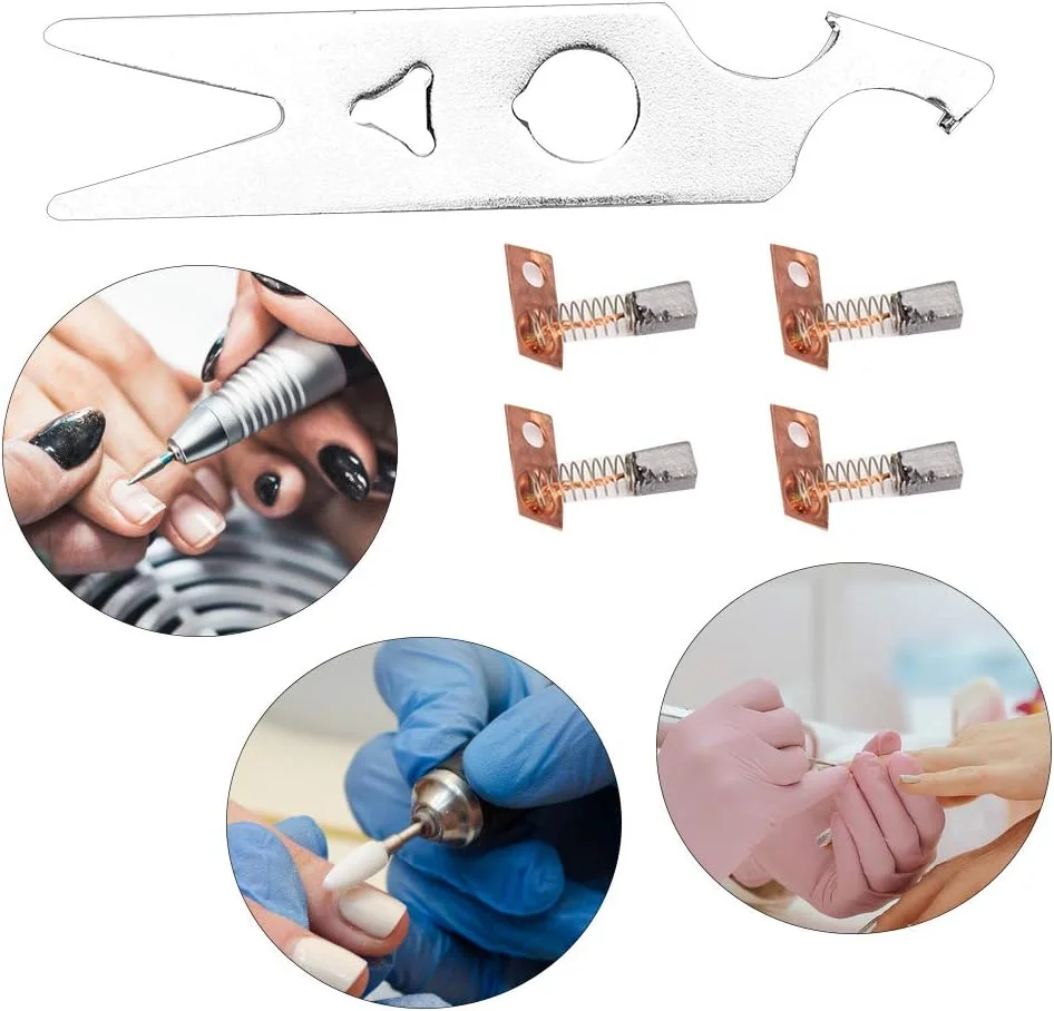 برس کربنی آسان و راحت، لوازم جانبی هندپیس دریل ناخن، جایگزینی عالی برای متخصصین مانیکور در سالن های ناخن