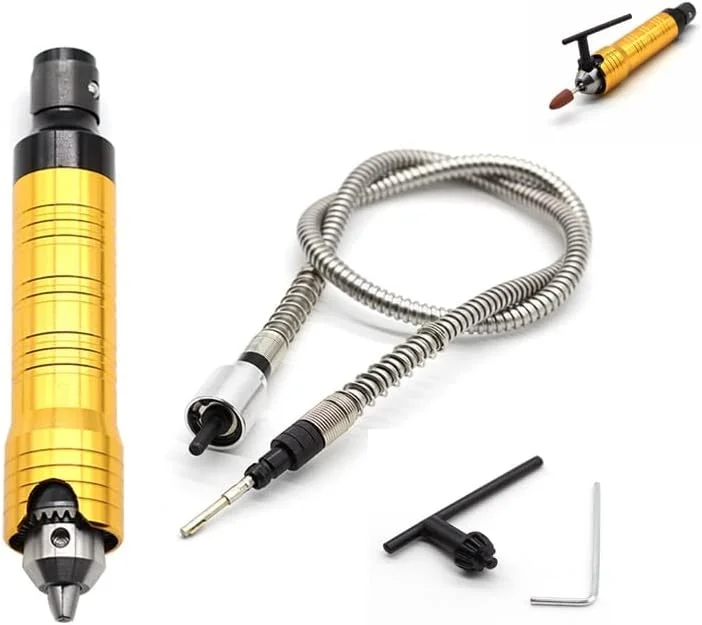 ابزار فرز زاویه ای چرخشی 6 میلی متری شفت انعطاف پذیر مناسب + دسته 0-6.5 میلی متری شفت انعطاف پذیر دریل برقی ابزار چرخشی Leunlee