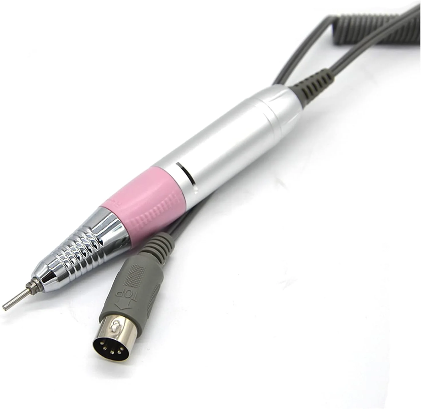 قلم دستگاه مانیکور برقی حرفه ای BREAUX، دسته مانیکور ناخن صورتی، ابزار جانبی دستگاه پدیکور مانیکور