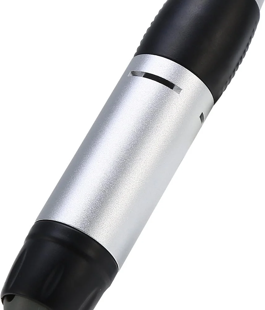 دریل، هندپیس دریل ناخن، دسته دریل برقی هنر ناخن در 4 رنگ، ابزار و لوازم جانبی مانیکور پدیکور (مشکی)