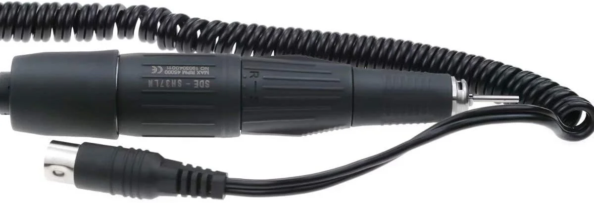 قلم میکروموتور شی یانگ 45000 دور در دقیقه مدل SH37LN CE - مدل مدادی مشکی - 1 عدد قلم 45000 دور در دقیقه ماراتن مدل SH37LN