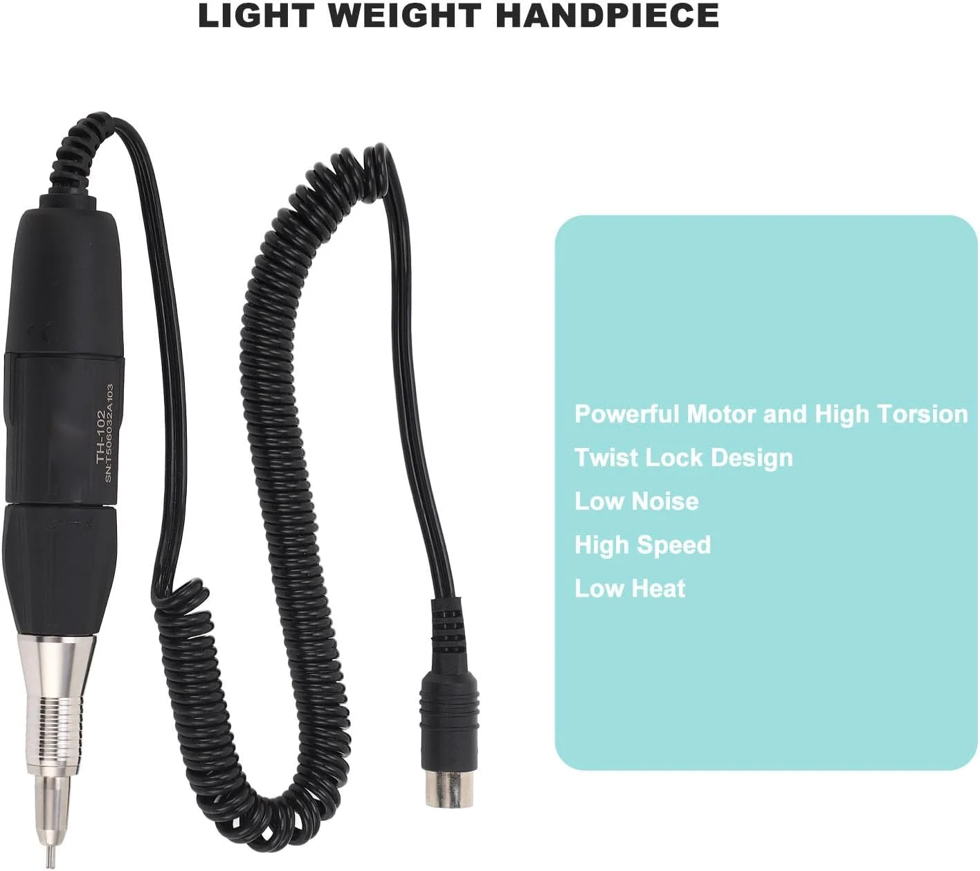 هندپیس میکروموتور 40 وات 35000 دور در دقیقه برس کربنی برگشت پذیر چند منظوره برای سنگ یشم، نجاری، سنگ زنی، پولیش کاری، حکاکی سازگار با میکرو موتور طراحی قابل حمل کارآمد و پایدار هندپیس میکروموتور 40 وات 35000 دور در دقیقه برس کربنی برگشت پذیر چند منظوره برای سنگ یشم، نجاری، سنگ زنی، پولیش کاری، حکاکی سازگار با میکرو موتور طراحی قابل حمل کارآمد و پایدار